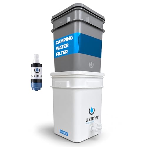 Uzima UZ-2 Gravity Water Filter System for Camping & Survival