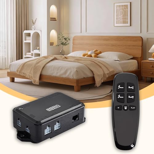 Adjustable Bed Control Box Replacement with Wireless Remote - HJC25