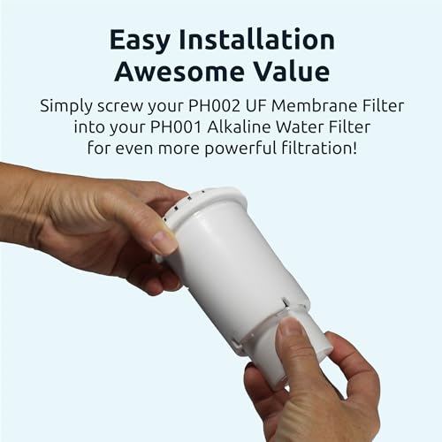 Alkaline Water Filter 3-Pack with Replacement Membranes - 6 Variations