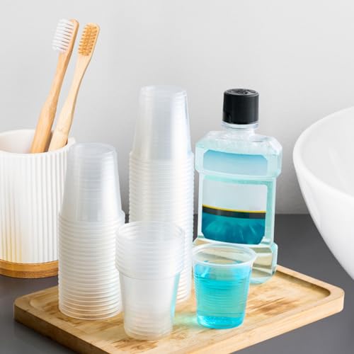 2500Pack 3oz Plastic Cups Disposable Mouthwash Tasting Tumblers PP-2500Pack-3oz