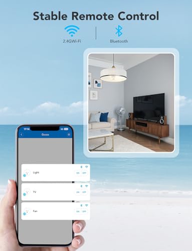 Govee Smart WiFi Outlet Plug Set - 4 Pack Compatible with Alexa & Google Assistant