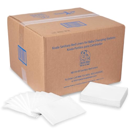 Disposable Baby Changing Station Bed Liners - 3-Ply Biodegradable, Moisture-Resistant, Eco-Friendly, 500 Count