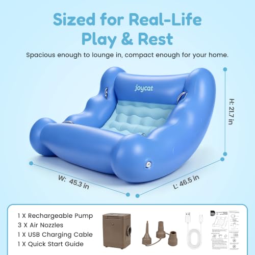 Inflatable Sensory Rocking Chair for Kids with Deep Pressure Support