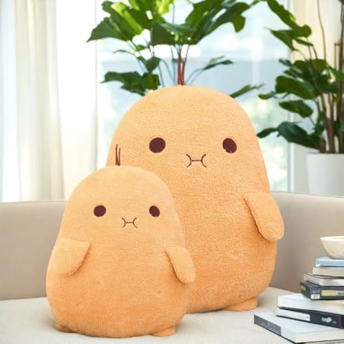 Cute Potato Plush Toy Kawaii Potato Stuffed Doll Soft Stuffed Food Potato Plushie Pillow Toys Doll Kids Gifts (20.8in)