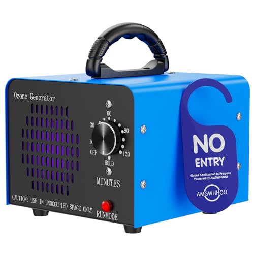 High Capacity Ozone Generator Machine 200,000mg/h for Odor Removal - Blue