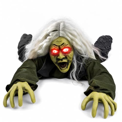 Hourleey Halloween Outdoor Decorations, Animated Zombie Groundbreaker