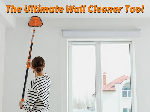 30 Ft High Reach Duster Kit with 24 Ft Extension Pole for High Ceilings