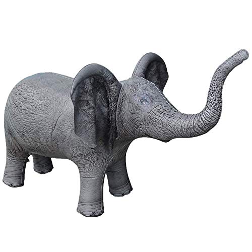 Inflatable Safari Animal Set - Giraffe Zebra Elephant - Multi, 3 Pack