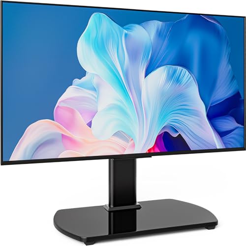 27-60 Inch Universal Swivel TV Stand with Height Adjustment & Safety Lock - Fits up to 88lbs