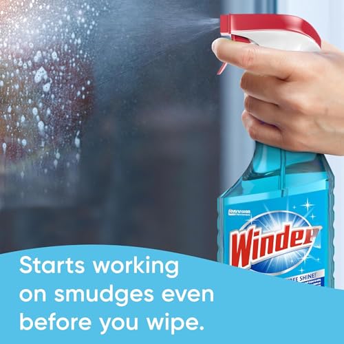 Windex 1 Gallon Glass Cleaner Refill with Dissolve Pod - Streak-Free & Quick-Drying