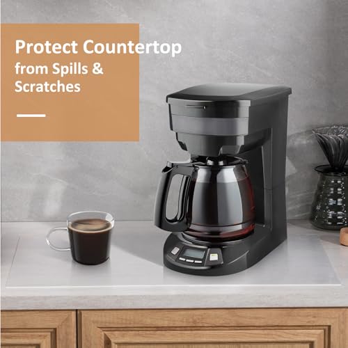 Clear Silicone Countertop Protector Mat, Non Slip & Heat Resistant
