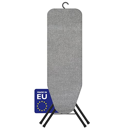 Bartnelli Pulse Ironing Board Black/Gray - Space Saving European Made Foldable Ironing System