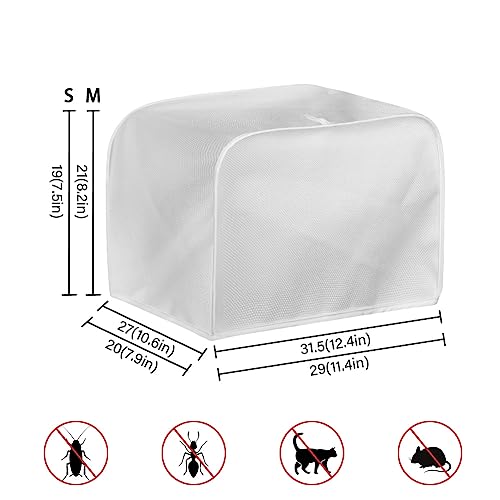 Psesaysky Santa Claus Deer Toaster Cover 4-Slice – Christmas Kitchen Dustproof Protector