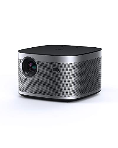XGIMI Elfin Flip Portable Projector, 1080P Resolution Outdoor Projector, Licensed Netflix, Build-in Adjustable Stand, Lightweight and Compact Design, 400 ISO Lumens, Screen Adaption