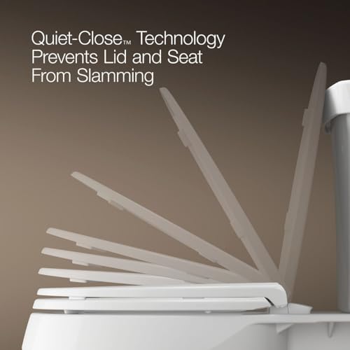 Kohler Cachet Nightlight Round Toilet Seat Soft Close White with ReadyLatch