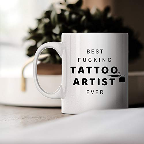 Funny Tattoo Artist Coffee Mug - Unique Sarcastic Gift for Men & Co-Workers