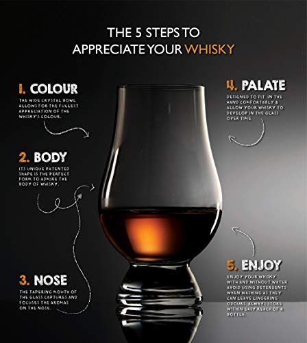 Glencairn Premium Whiskey Glass - Hand Cut Crystal Tumbler in Gift Box