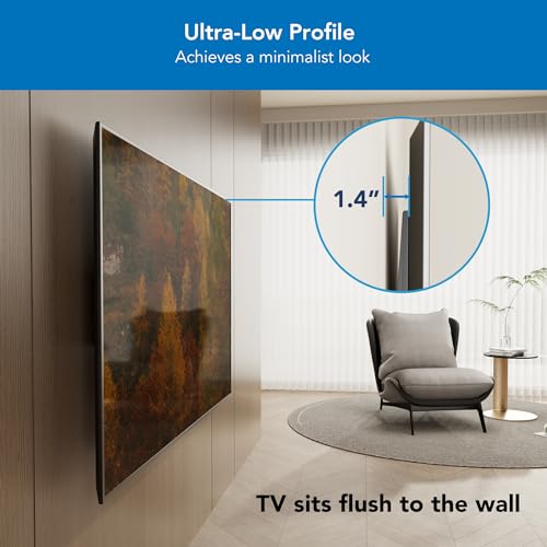 Heavy Duty XXL Fixed TV Wall Mount for Large Screens up to 120 Inches