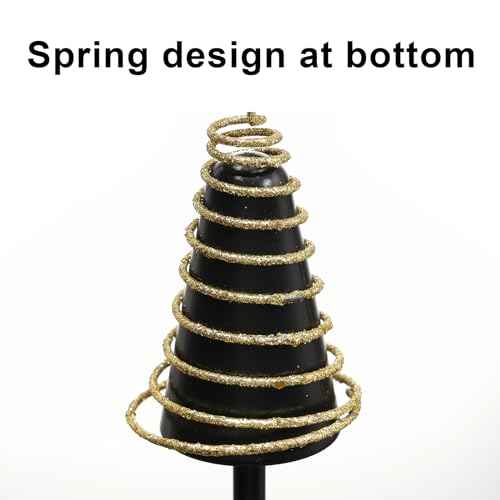 Star Christmas Tree Toppers, 9 Inch Metal Glitter Gold Christmas Tree Ornament Set for Outdoor Christmas Decorations Indoor 2023