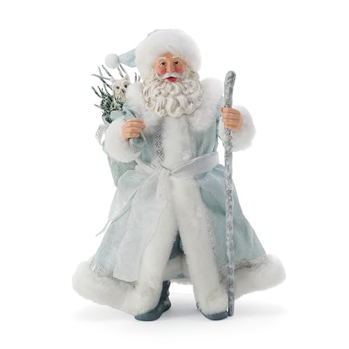 Department 56 Santa Frost Figurine - 10.5 Inch Christmas Collectible, Handcrafted Holiday Decor