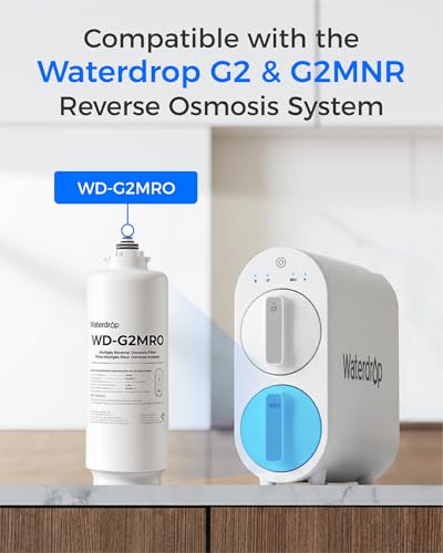 Waterdrop G2MRO Filter Replacement for G2 & G2MNR Reverse Osmosis System