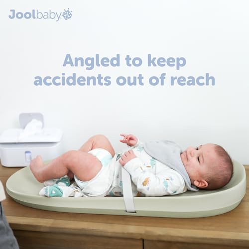 Jool Baby Waterproof Baby Changing Pad - Sage | Large, Portable & Easy to Clean