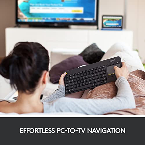 Wireless Touch TV Keyboard with Touchpad - Logitech K400 Plus Floral Variation