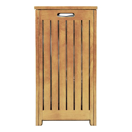 Laundry Hamper - Oceanstar Spa-Style Bamboo Laundry Storage with Canvas Liner - Variation of THIS listing