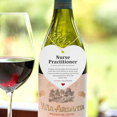 Nurse Practitioner Gifts for Women Hanging Ornament NP Graduation Gifts Nurse Appreciation Thank You Nurses Week Gift Medical Assistant Gift Hialektur Christmas Ceramic Heart Keepsake