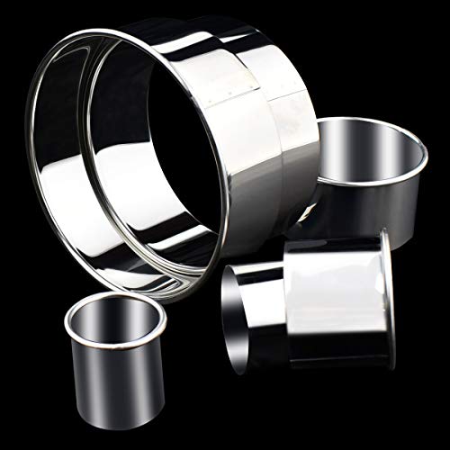 TTSAM 12-Piece Round Cookie Cutter Set Stainless Steel Baking Molds - Variation: Round
