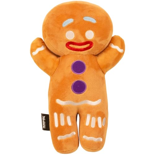 Gingy Gingerbread Man Plush Cuddle Pillow - Official Shrek Licensed Toy, 14" - One Size