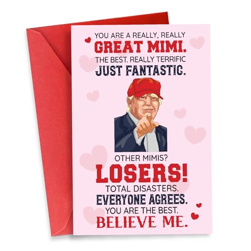 Donavibe Mimi Greeting Card - Heartfelt Birthday, Christmas & Mother's Day for Women