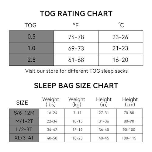 BubblePanda Toddler Sleep Sack with Feet M(1-2T) Sage - Bamboo Rayon, 1.0 Tog