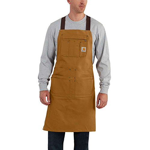 Carhartt Men's Duck Apron - One Size, Brown Work Utility Apron