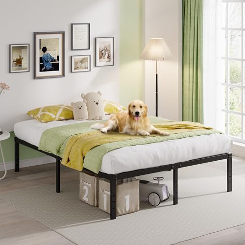 California King Bed Frame 18 Inch Tall with Large Storage Space - EMODA Variation