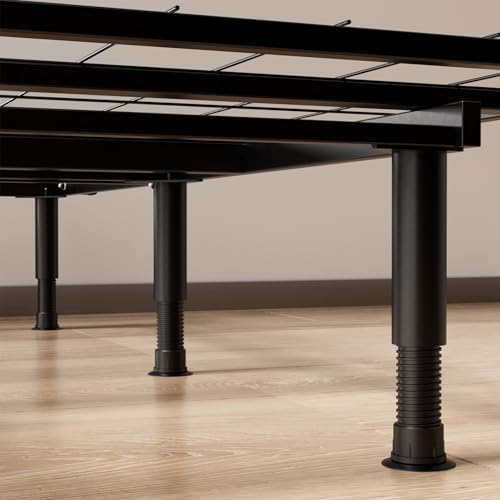 6Pcs Adjustable Metal Bed Legs 8-12 Inch Support Heavy Duty M8 M10 Thread for Bed Frame, Sofa, Cupboard, Desk