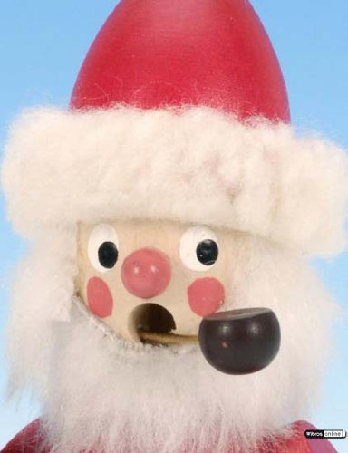 Christian Ulbricht German Incense Smoker Santa Claus Red 12 cm