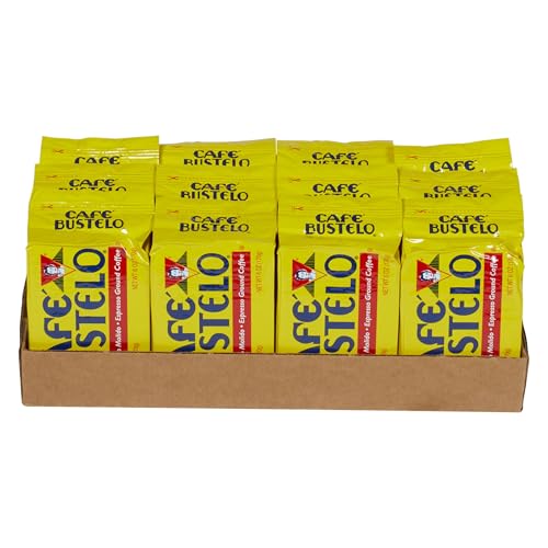 Café Bustelo Dark Roast Ground Coffee 6oz Brick Pack of 12