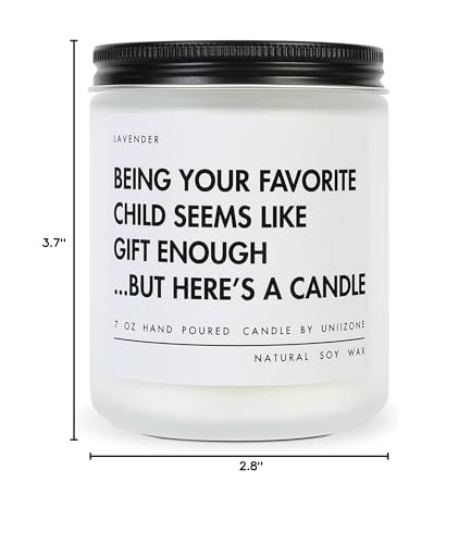 Funny Father's Day Candle for Dad from Daughter or Son - Humorous Gift Idea