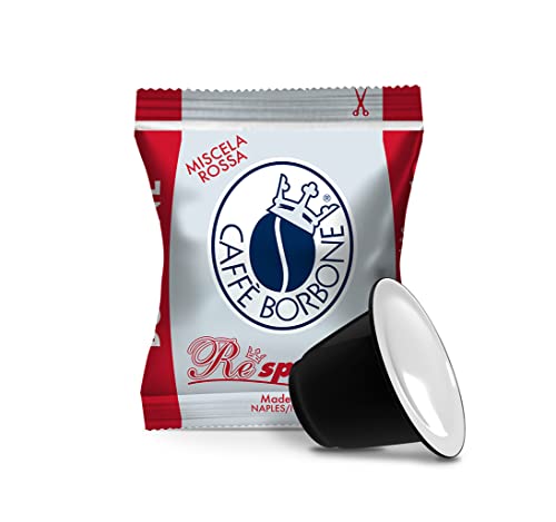 Espresso Pods Compatible with Nespresso Original - Dark Roast Red Blend, 100 Count, Miscela Rossa