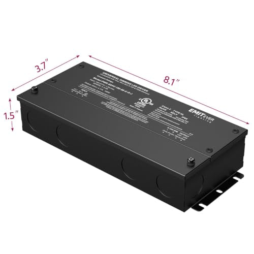 100W 24V Dimmable LED Driver - 5-in-1 AC to DC Transformer, Version 1