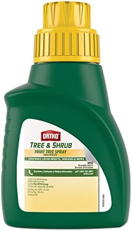 Ortho Fruit Tree Spray - 16-Ounce Formula for Healthy Trees & Shrubs | Pest Control Solution