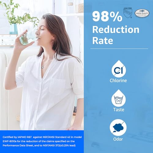 Waterdrop F-201R Water Filter Replacement Cartridges 2 Pack for InSinkErator