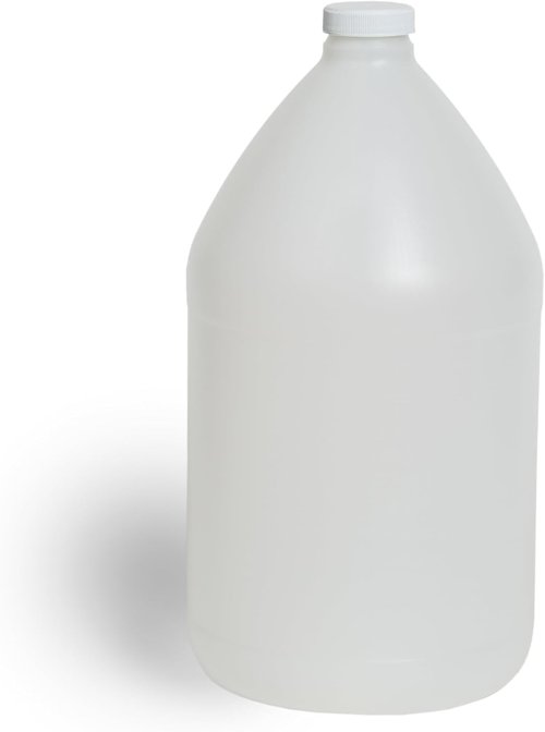 FastRack 2-Pack 1 Gallon Water Bottle Plastic Jug Container with Lid | White Food Grade Gallon Water Jug, BPA-Free, Leak-Proof Pitcher With Lid Fermentation, Brewing, Storage & More
