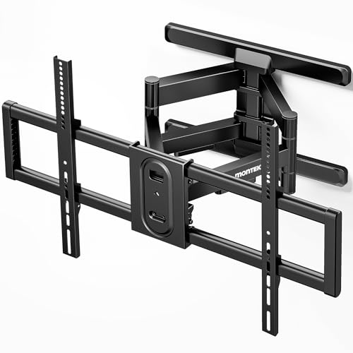 43-90 Inch Full Motion TV Wall Mount Dual Arm Adjustable Bracket - VESA Up to 800x400