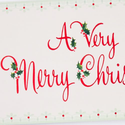 Hallmark Very Merry Christmas Money Holder Cards, 6-Pack (Happy New Year, Too!)