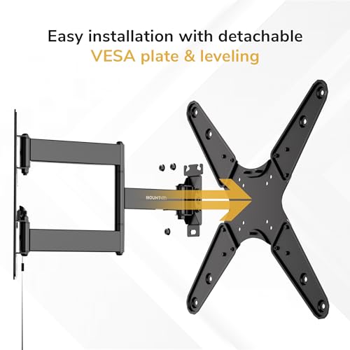 Lockable RV TV Wall Mount 23-55 Inch Full Motion with 400x400 VESA