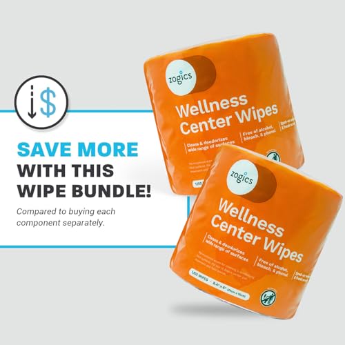 Gym Equipment Cleaning Wipes - Bulk 1150 Count Pack of 2 for Wellness Centers