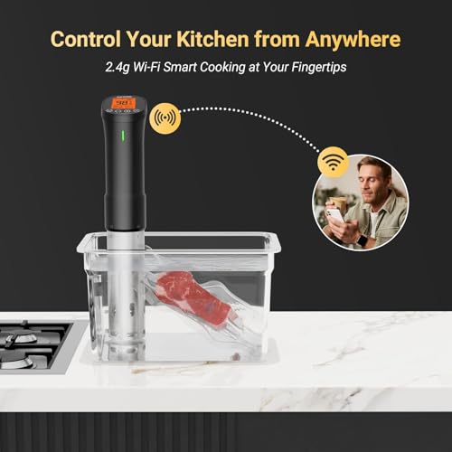 Inkbird WiFi Sous Vide Cooker ISV-200W, 1000W Immersion Circulator with App Control