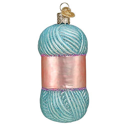 Old World Christmas Crochet Glass Ornament for Christmas Tree
